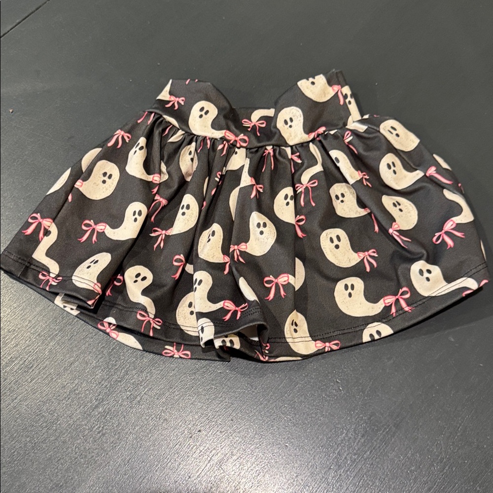 Little Foxies Cute Ghosts Twirly Skirt 2T